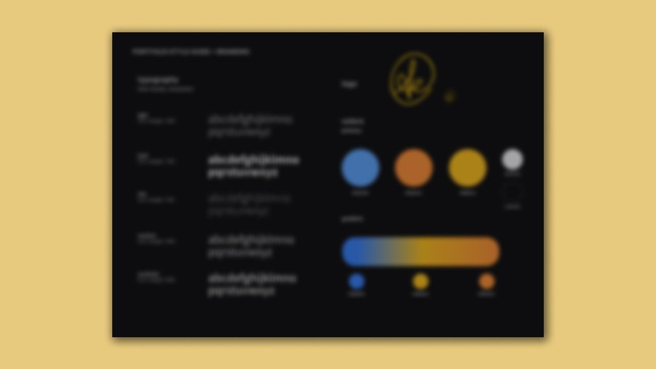 Blurred photo preview of portfolio project asset